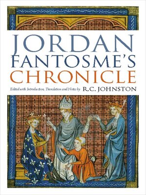 cover image of Jordan Fantosme's Chronicle